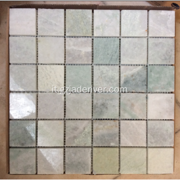 Fabbrica diretta di marmo naturale mosaico verde giada
